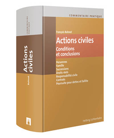 Commentaire pratique Actions civiles