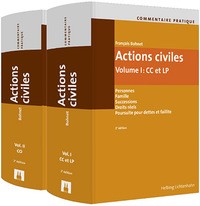 Actions civiles : nouvelle édition augmentée et mise à jour